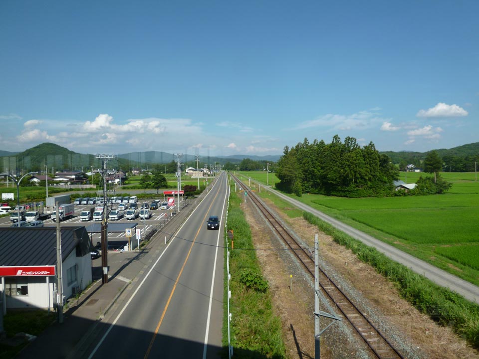 JR新花巻駅(新幹線)ホームから東側