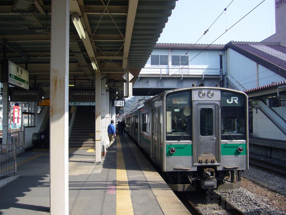 JR福島駅ホーム(JR東北本線)