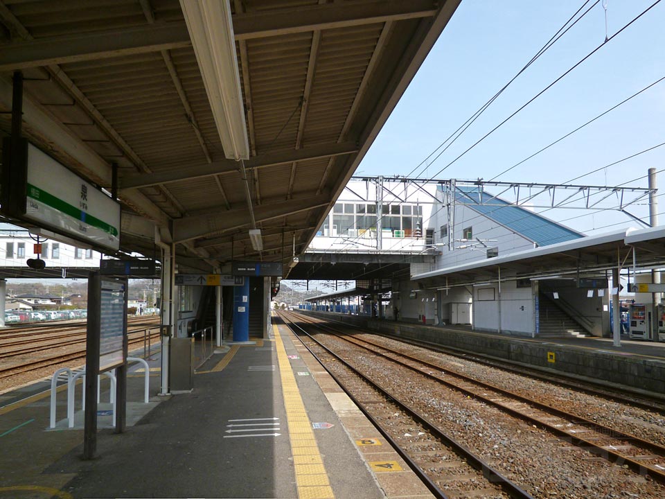 JR泉駅ホーム(JR常磐線)