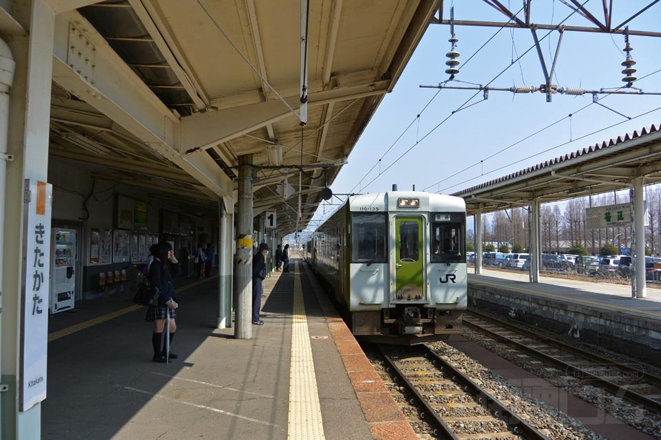 JR喜多方駅ホーム(JR磐越西線)
