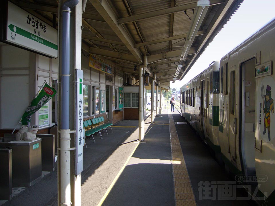 JR烏山駅ホーム(JR烏山線)