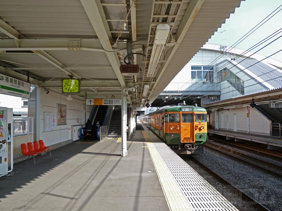 JR高崎問屋町駅ホーム(JR上越線)写真画像