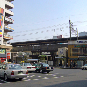 千葉県市川市本八幡駅前写真画像