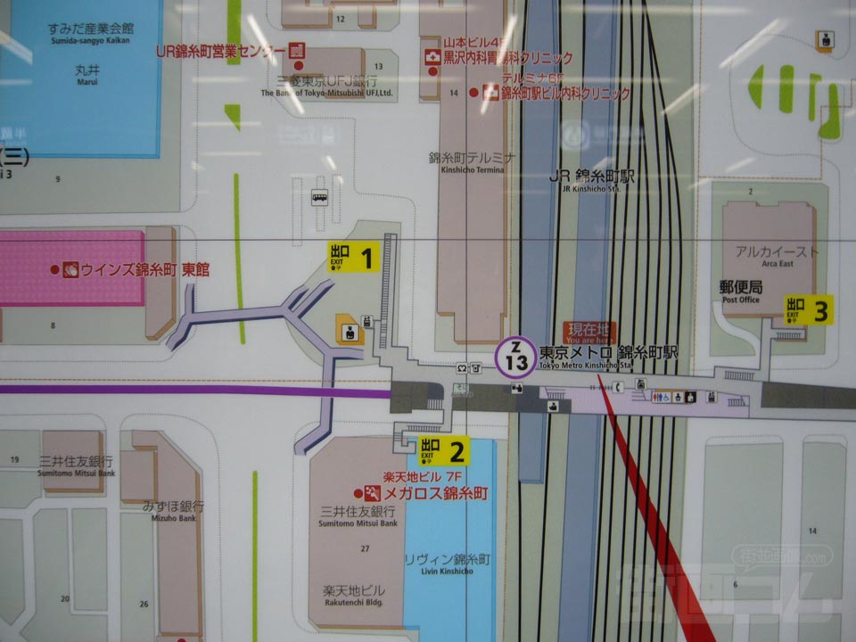 錦糸町駅前周辺MAP