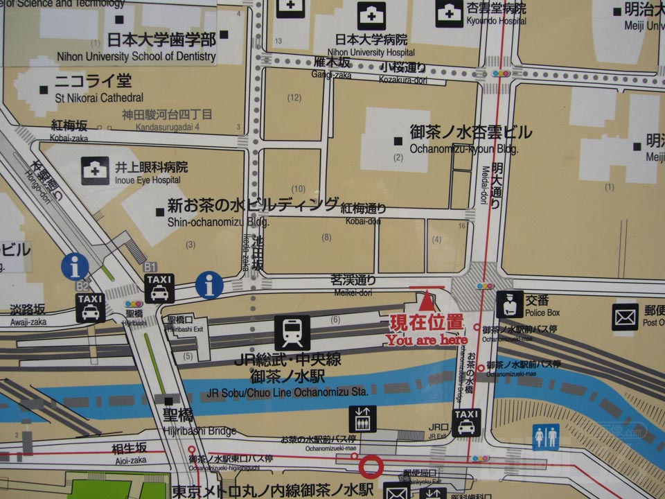 御茶ノ水駅周辺MAP