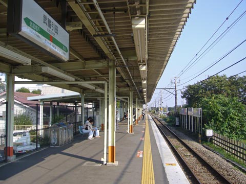 JR武蔵引田駅ホーム(JR五日市線)写真画像