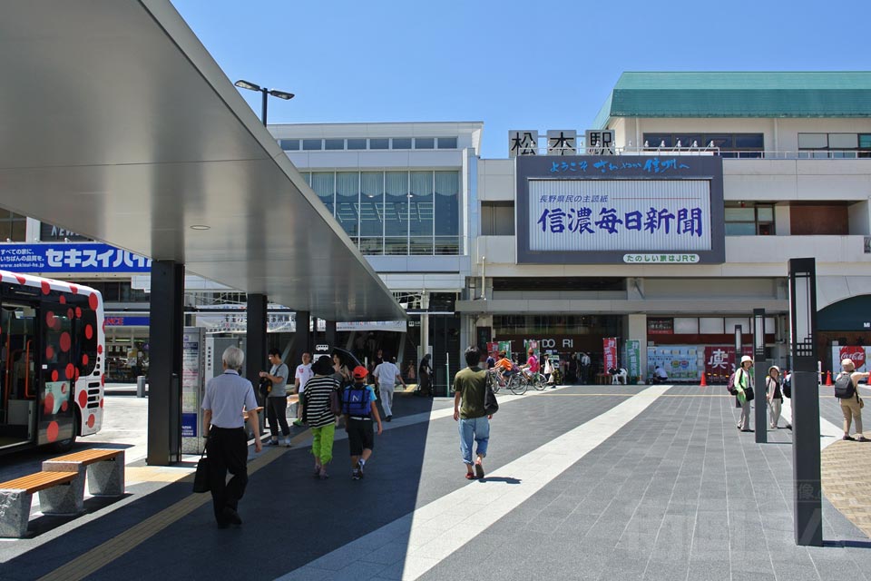 JR松本駅お城口(東口)前写真画像
