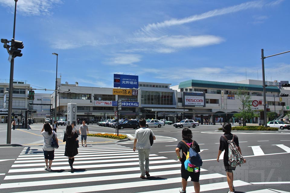 松本駅前交差点写真画像