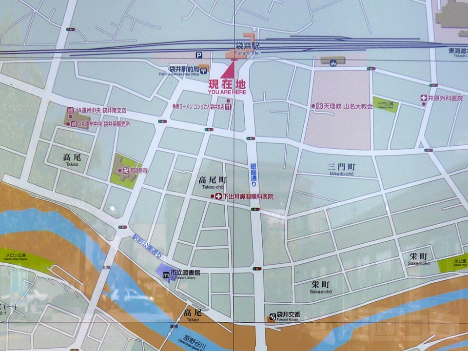 袋井駅周辺MAP