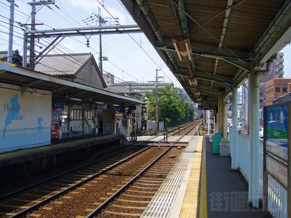京阪島ノ関駅ホーム