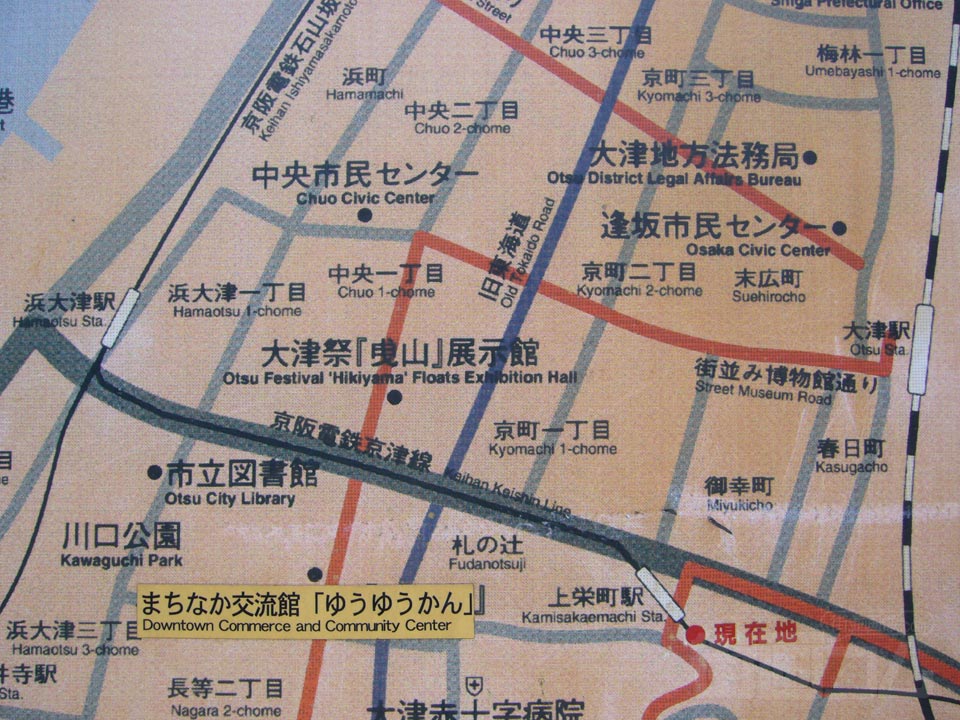 大津・浜大津駅周辺MAP