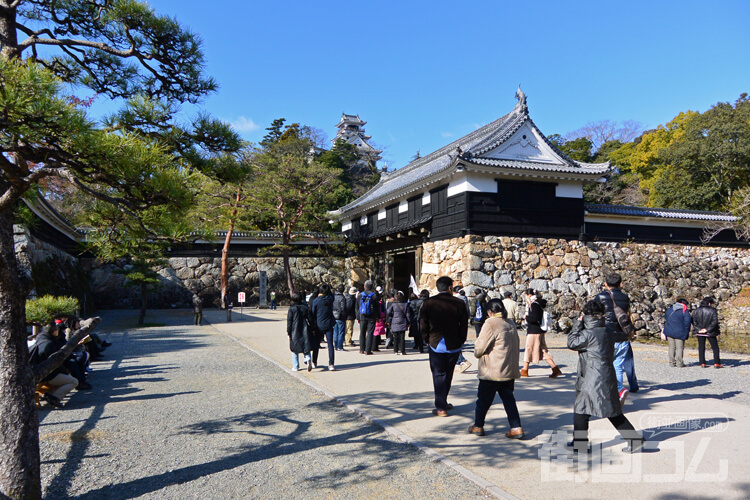 高知城の入口「追手門」