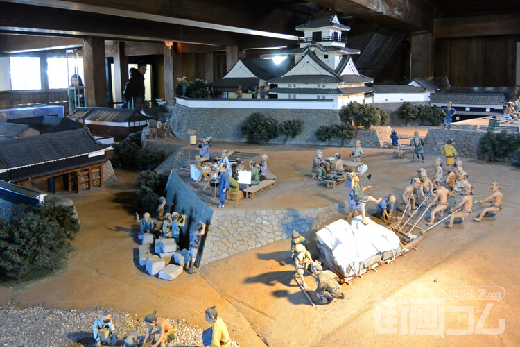 高知城下の模型