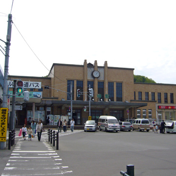 北海道小樽市小樽駅前写真画像