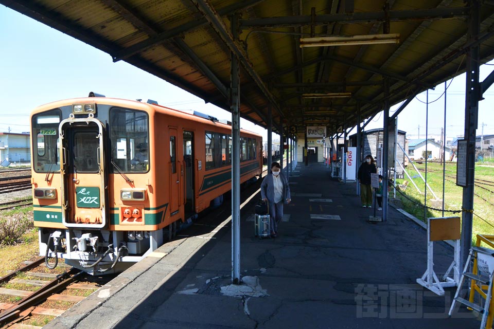 津軽鉄道津軽五所川原駅ホーム
