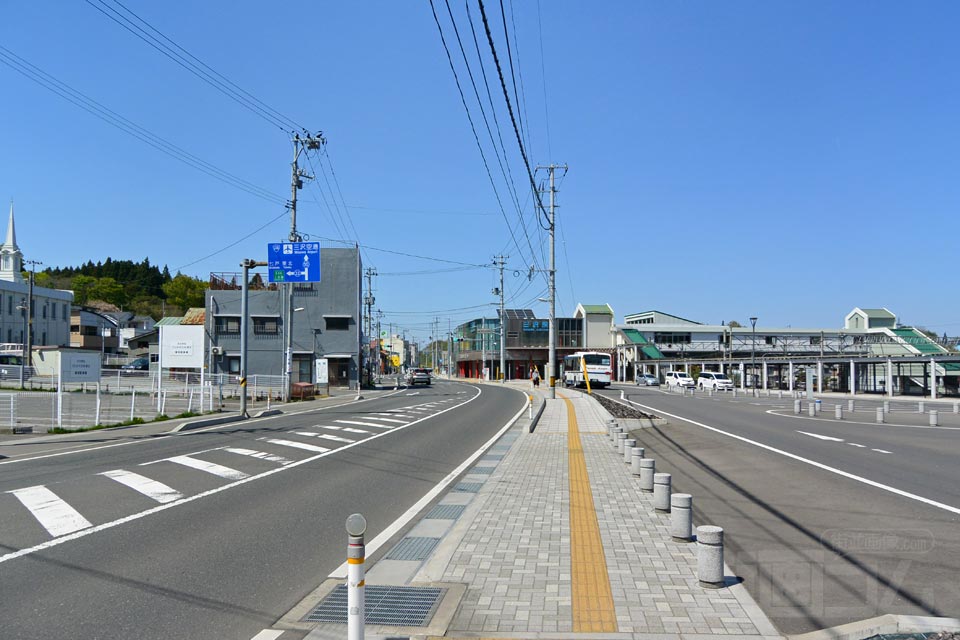 青い森鉄道三沢駅正面口（西口）前