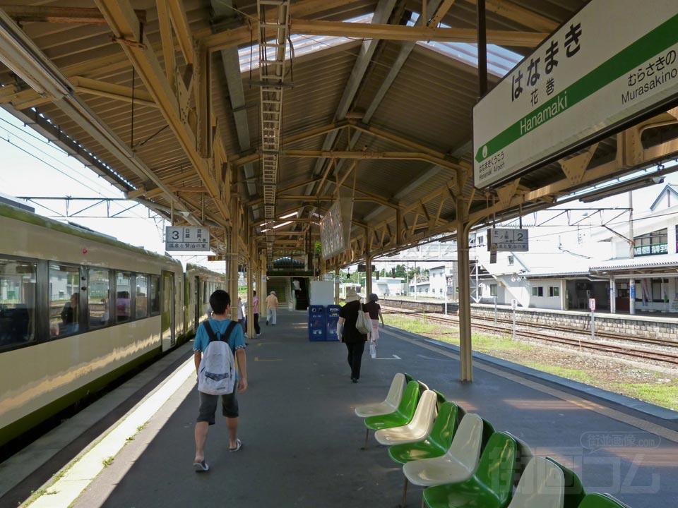 JR花巻駅ホーム(JR東北本線)