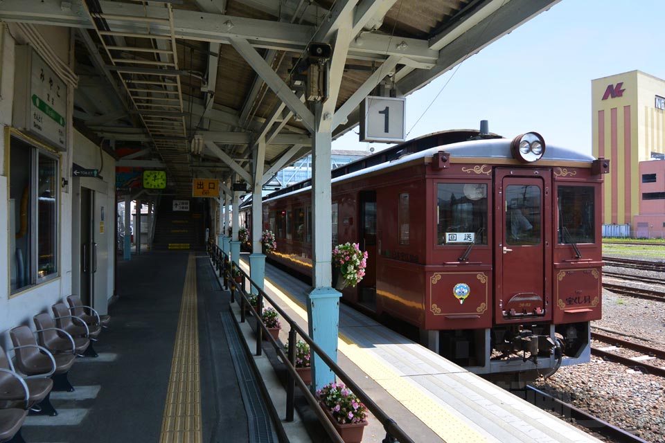 JR宮古駅ホーム(JR山田線)