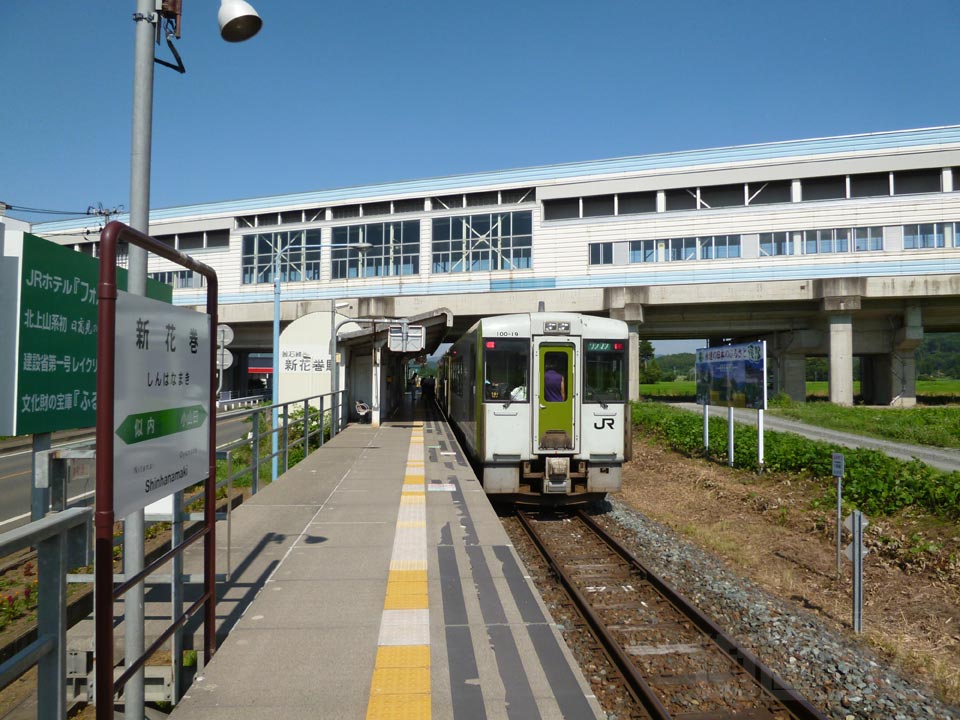 JR新花巻駅(釜石線)ホーム
