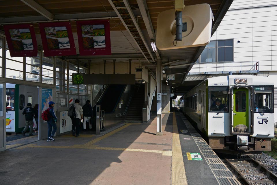 JR古川駅ホーム(JR陸羽東線)