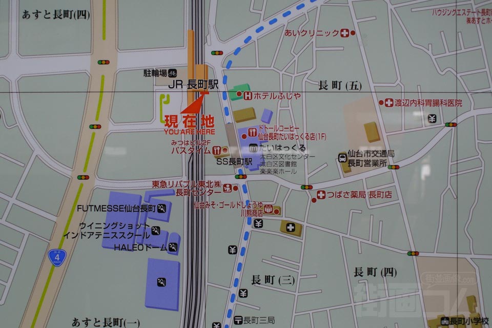 長町駅周辺MAP