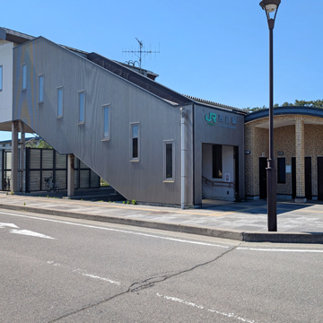 秋田県由利本荘市西目駅周辺