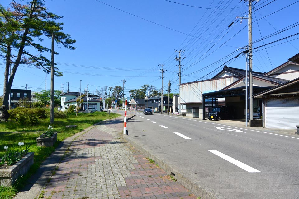 秋田県道43号本荘西目線