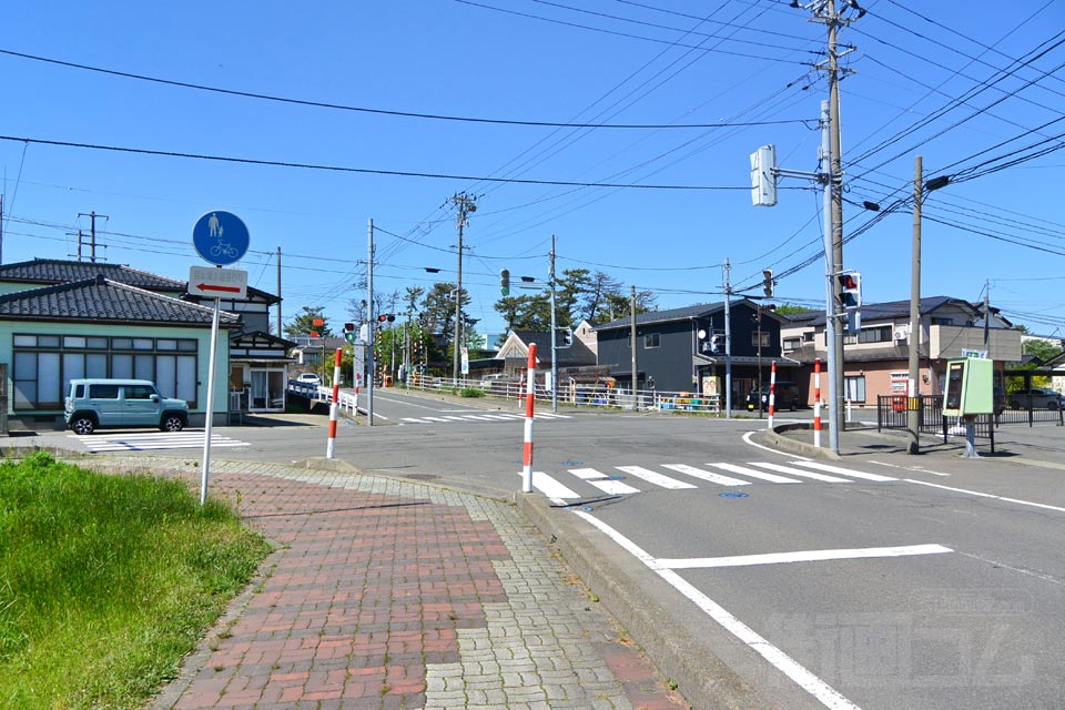 秋田県道43号本荘西目線