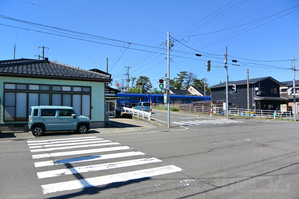秋田県道43号本荘西目線