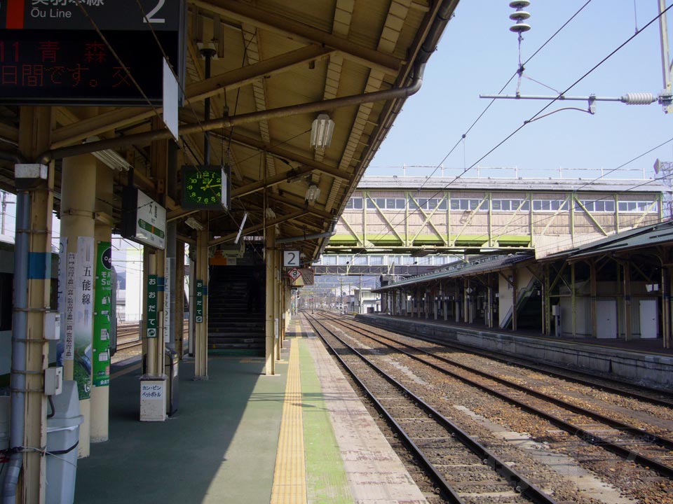 JR大館駅ホーム(JR奥羽本線)