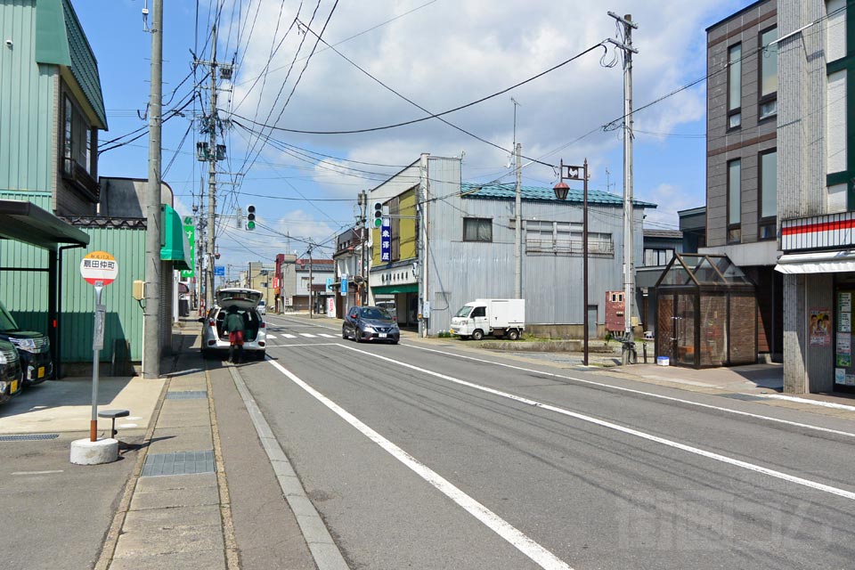 扇田仲町バス停
