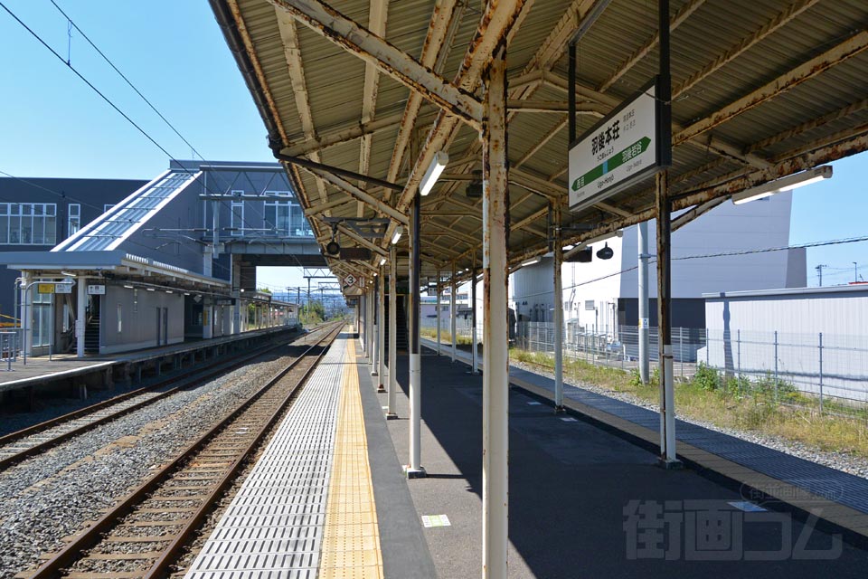JR羽後本荘駅ホーム(JR羽越本線)