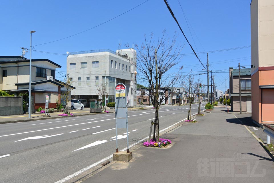 市役所前バス停
