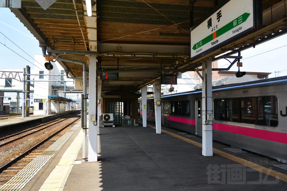 JR横手駅ホーム(JR奥羽本線)