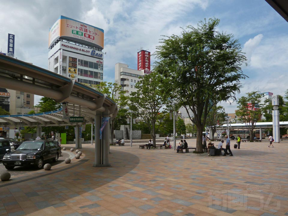 JR郡山駅中央口(西口)前