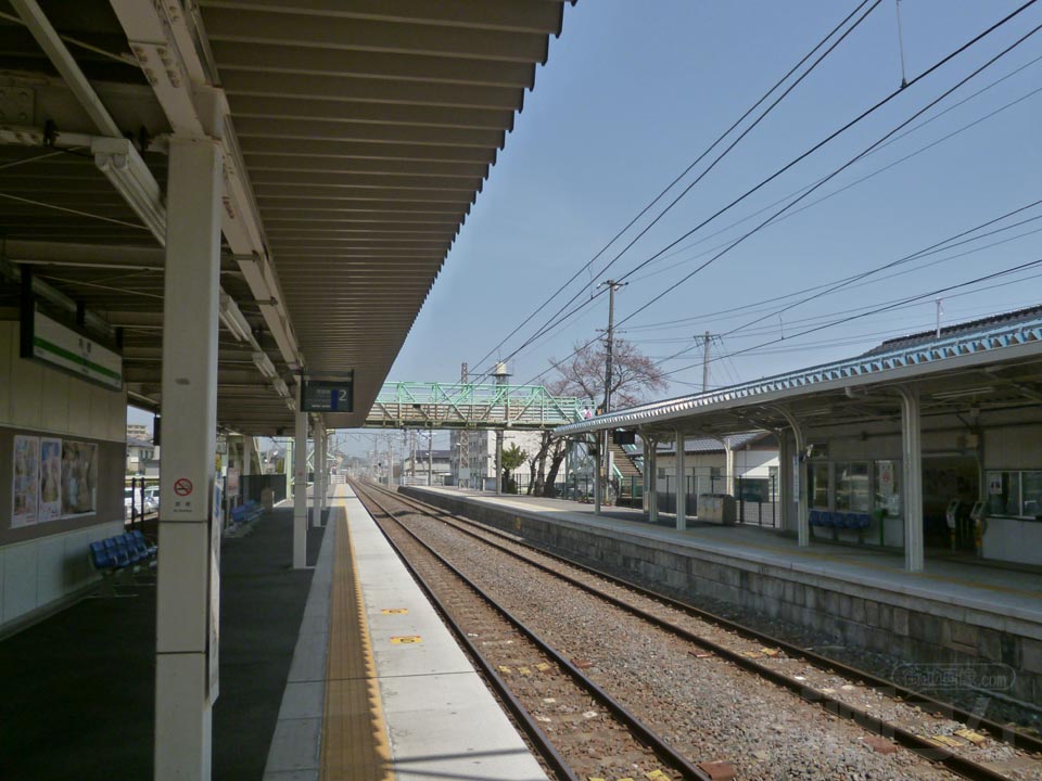 JR内郷駅ホーム(JR常磐線)