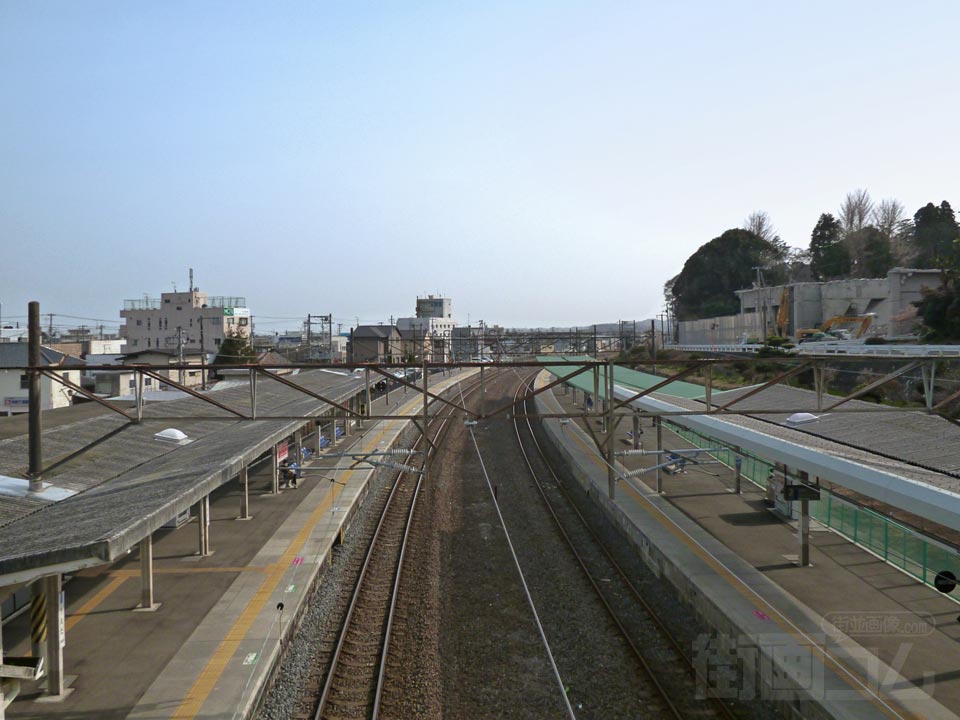 JR植田駅ホーム