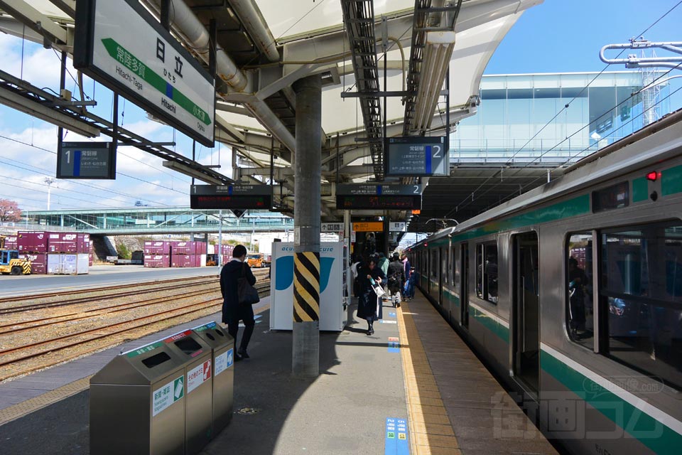 JR日立駅ホーム(JR常磐線)