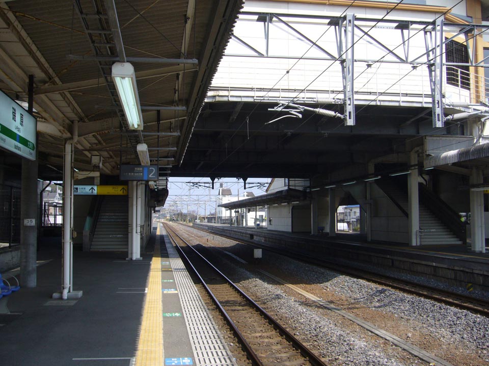 JR磯原駅ホーム(JR常磐線)