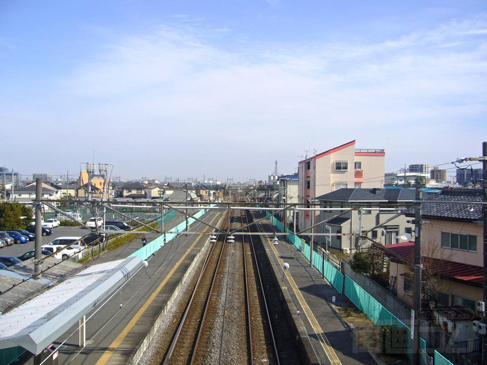 JR北高崎駅から高崎駅方面写真画像