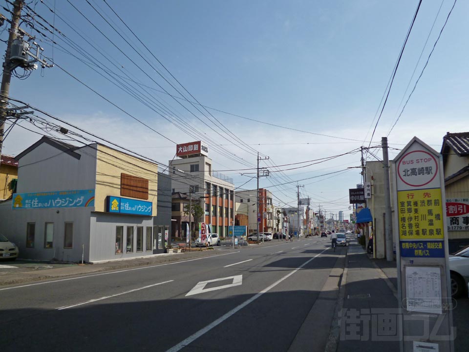 北高崎駅前バス停写真画像
