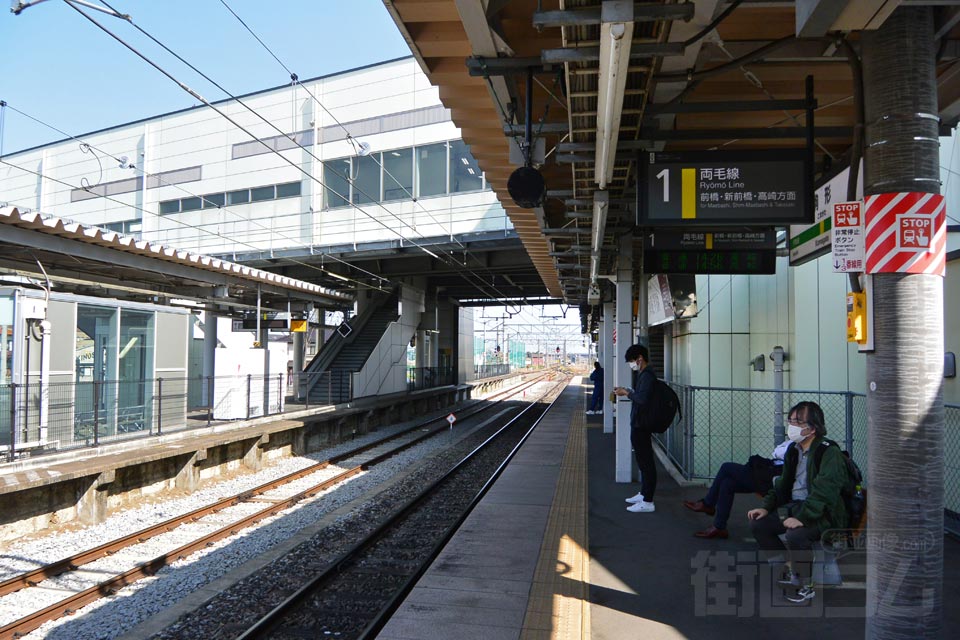 JR駒形駅ホーム(JR両毛線)