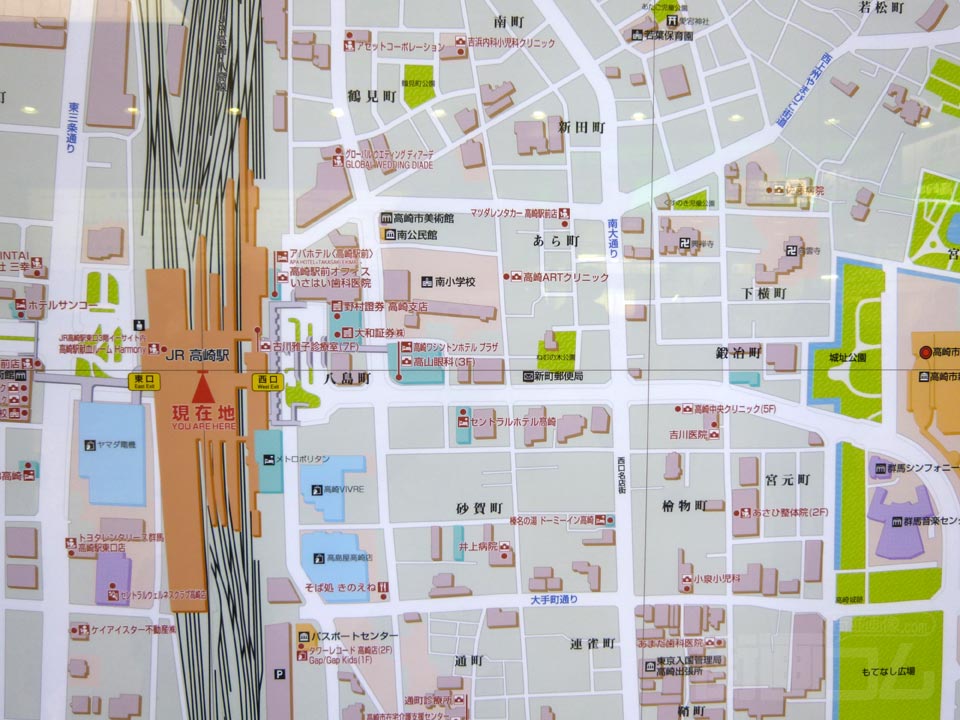 高崎駅周辺MAP写真画像