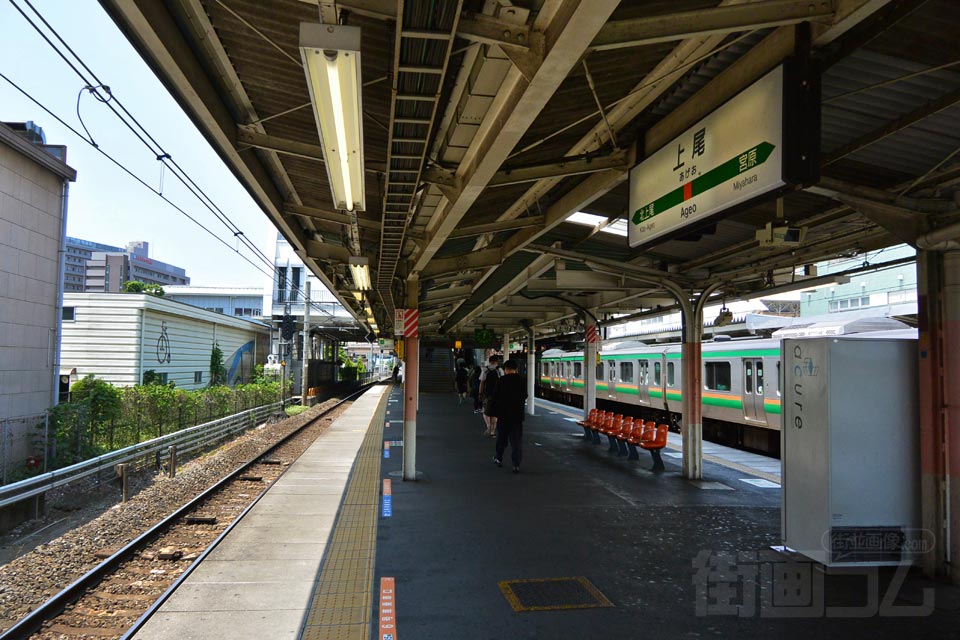 JR上尾駅ホーム(JR高崎線)