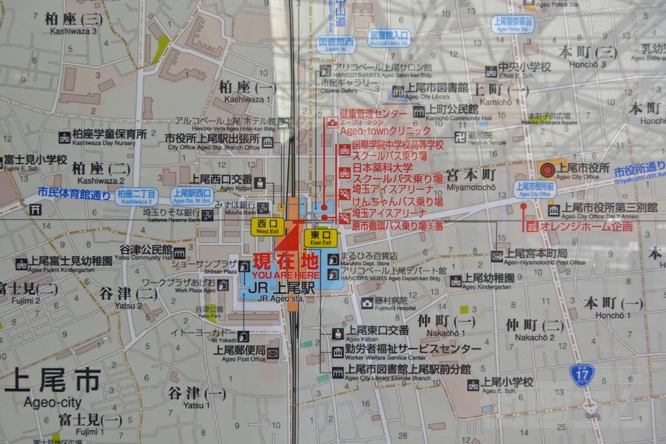 上尾駅周辺MAP