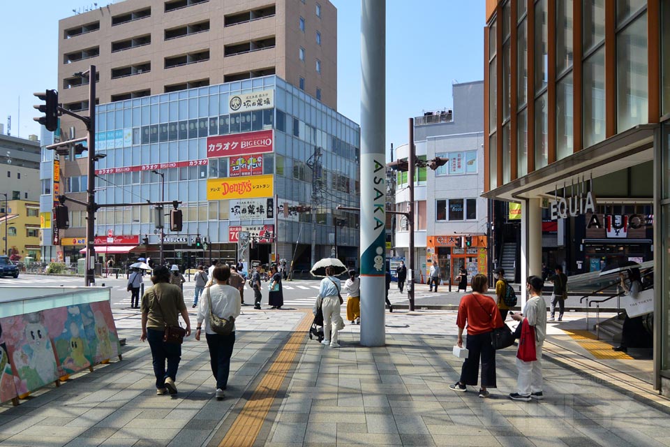 東武朝霞駅南口前