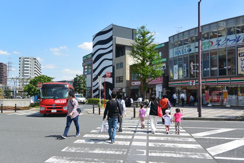 東武朝霞駅南口前