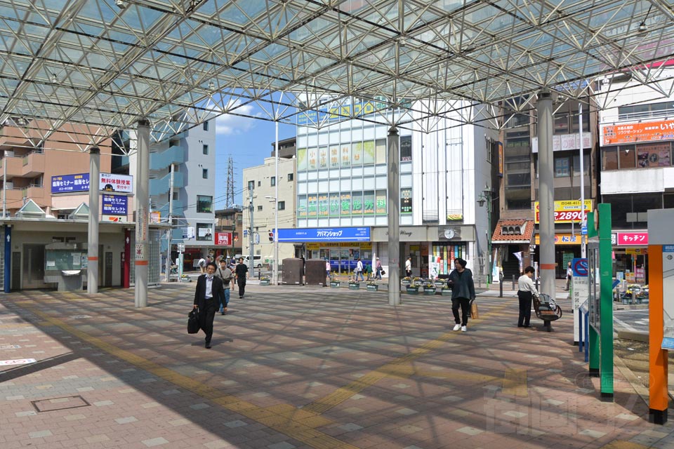 東武朝霞駅東口前