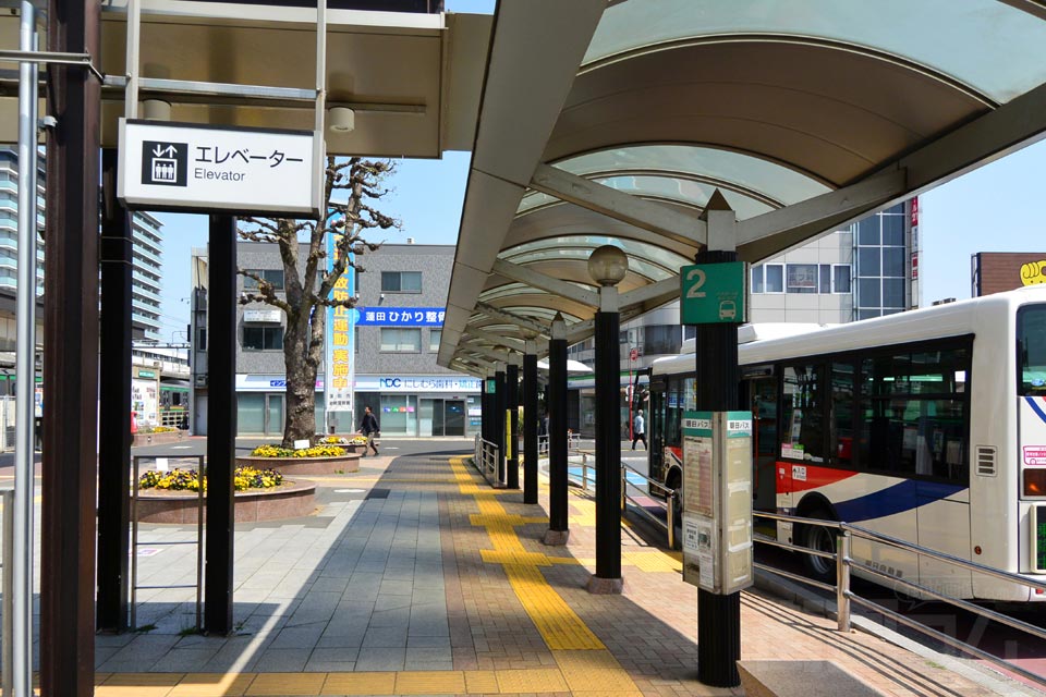 蓮田駅東口バス停