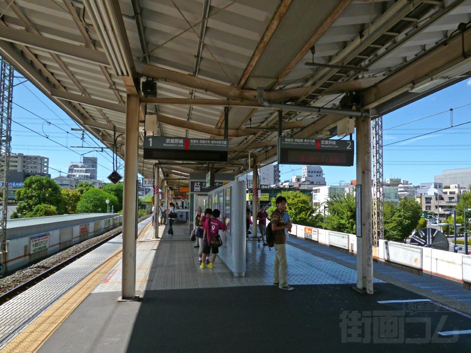 JR東川口駅ホーム(JR武蔵野線)